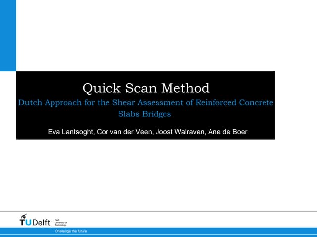Quick Scan Method