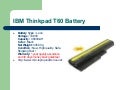 Ibm Thinkpad T60 Battery