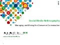 social media netnography presentation IBM information on demand, nov 2010