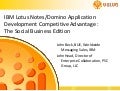 UKLUG - IBM Lotus Notes/Domino Application Development Competitive Advantage : The Social Business Edition