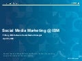 IBM Social Media Marketing