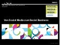 Social Media Week Hamburg 2013: Von Social Media zum Social Business - Wie man Web 2.0 im Unternehmen verankert - #smwhh