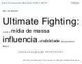 Estudo I-Group: UFC e TUF nas mídias sociais