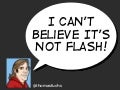 I Can&rsquo;t Believe It&rsquo;s Not Flash