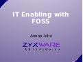 ICFOSS Interaction with Small and Medium Enterprises on IT Enabling SMEs with FOSS, Aug 17th 