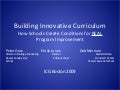 Building Innovative Curriculum
