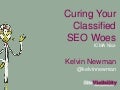Curing Classified Websites SEO Woes
