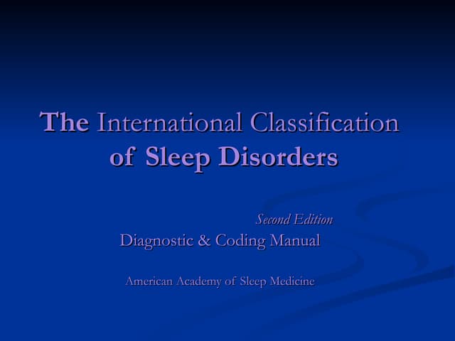 Icsdsleepdisorders Pgs[1]