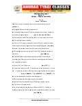 Icse entrance test  class ix  by anurag tyagi classes