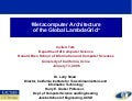 Metacomputer Architecture of the Global LambdaGrid