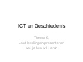 Ict en geschiedenis 2010