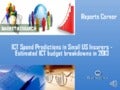 Ict spend predictions in small us insurers   estimated ict budget breakdowns in 2013 - Reports Corner