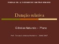 Idade Relativa 2  Princípio de Estratigrafia