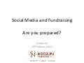 Social Media and Fundraisng - are you prepared? 