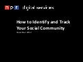 Webinar: How to Track and Identify Your Social Community