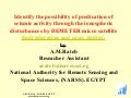 Identify the possibility of predication of seismic activity through the ionospheric disturbances by demeter micro satellite