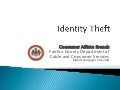 Identity Theft 