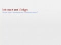 interaction design 2008