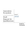 Draft of CT Innovation Ecosystem RFQ - 1/2012