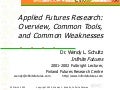 Applied Futures Research Overview, 2002