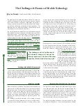 IFLA PAC The Challenges & Promise of Mobile Technology"
