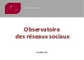 IFop Observatoire RéSeaux Sociaux Janvier 2010
