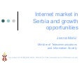 Internet market in Serbia and growth opportunities