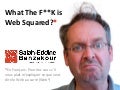 C'est quoi le Web Squared?
