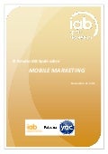 III Estudio IAB Spain sobre mobile marketing