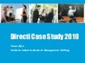 Directi Case Study Contest 2010- IIM Shillong Ajax 