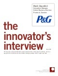 Innovator Interview: Mark Hausfeld, Procter & Gamble