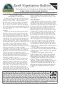 IISD Earth Negotiations Bulletin- 13 June