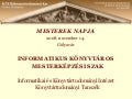 ELTE BTK Informatikus könyvtáros Mesterképzés