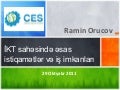 Ikt sahəsində əsas istiqamətlər və iş imkanları