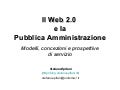Il Web 2.0 e la Pubblica Amministrazione
