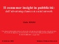 [ita] L'uso del Consumer Insight In Pubblicità