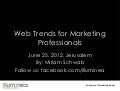 June 2012 - Web Trends for Marketing Professionals
