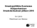 Ilmastopolitiikka Kööpenhaminan jälkeen 2010 19012010