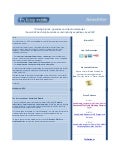 Newsletter: March 2011