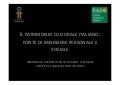 Ilpatrimonioitaliano fai-03ott2011-111007033757-phpapp01