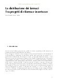 La distribuzione dei farmaci in Italia - Tra tentativi di riforma e incertezze (Fabio Pammolli, Nicola C. Salerno - CeRM)