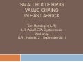 Smallholder pig value chains in East Africa 