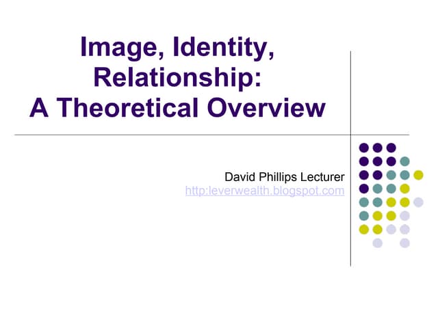 Corporate Reputation or Just Image ...