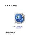 IMCapture for FaceTime Userguide