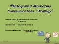 Integrated marketing communication