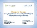A Recipe for Success: 5 key ingredients for an integrated digital display marketing campaign