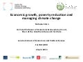 Economic growth, poverty reduction and managing climate change