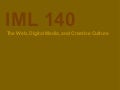 Iml140 web week_1