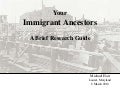 Immigrant Ancestors