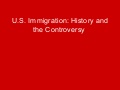 Immigration Powerpoint